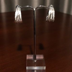 Sterling silver hoops